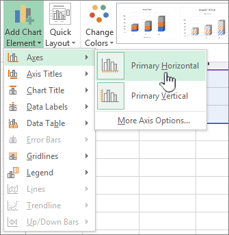 edit the horizontal axis in excel for mac 2016