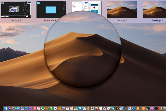 change the desktop image for every screen on mac